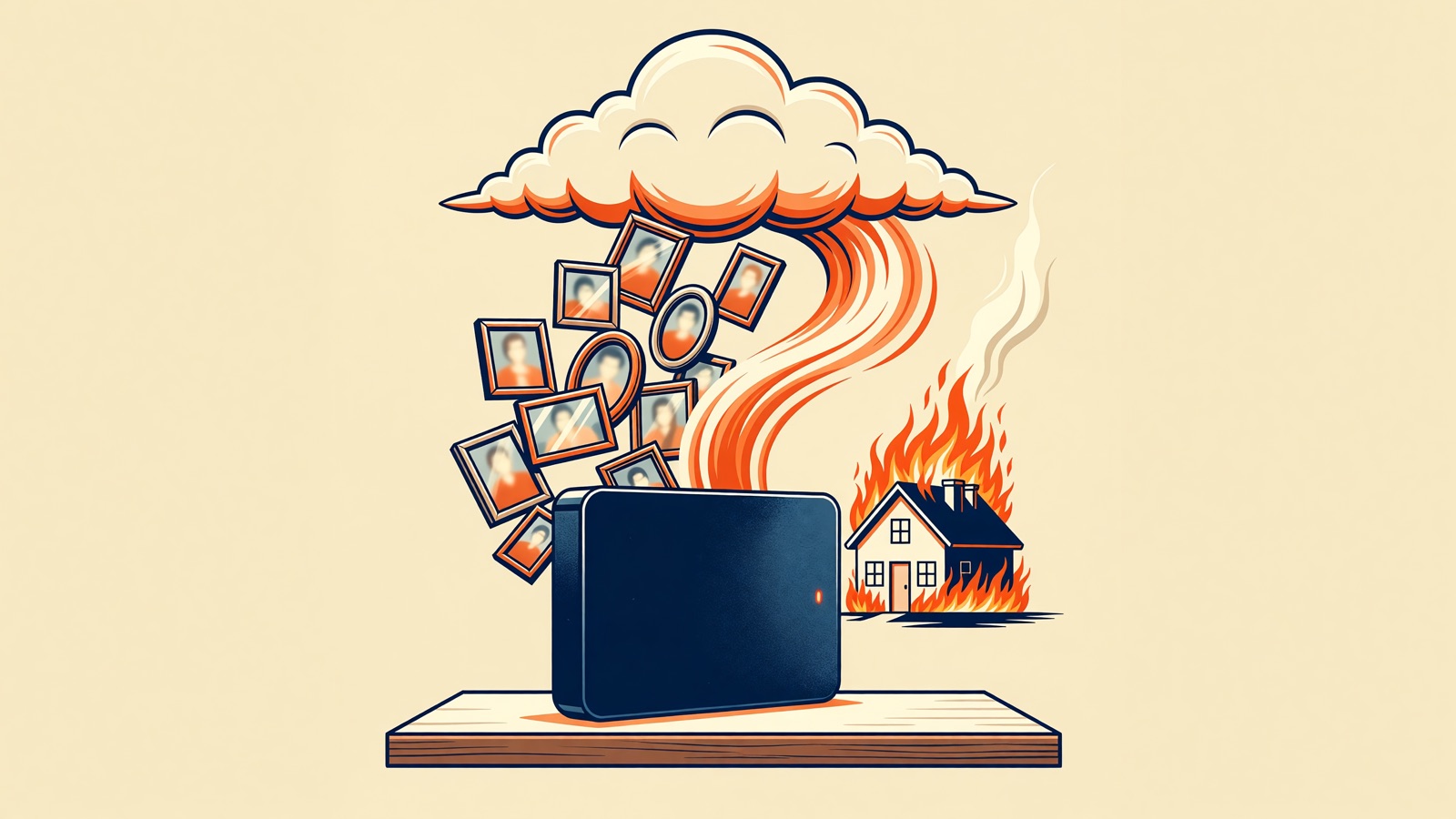 Cloud backup vs external drive: keep the disk, then pay for the fire Cloud backup vs external drive: keep the disk, then pay for the fire
